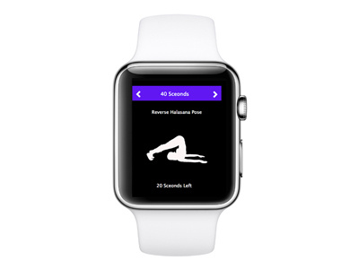 Yoggii, Yoga App. for Apple Watch app. mobile ui ux
