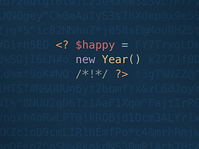 Happy New Year, developers! christmas new php year