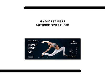 Gym & Fitness Facebook Business Cover Photo banner banner ads facebook business cover facebook business cover design facebook business cover photo facebook cover facebook cover design facebook display cover fitness facebook cover graphic design gym facebook cover gymfitness cover illustration