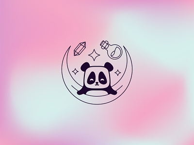 Panda Alchemist brand branding brandmark design graphic design illustration logo logotype vector