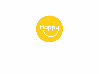 Logo Name : Happy Smile logo 3d branding design graphic design icon illustration logo logo design minimal logo vector