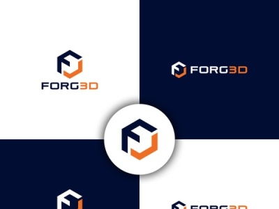 Logo Name: Forg3d branding design flat graphic design icon illustration logo logo design minimal logo vector