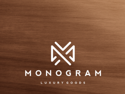 Logo Name: Monogram branding bussines card design flat logo icon illustration logo logo design minimal logo minimalist logo vector