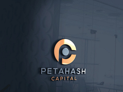 Logo Name: Petahash Capital branding business card design flat logo icon logo logo design minimal logo minimalist logo vector