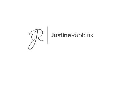 Logo name: Justine Robbins branding business card] design graphic design icon logo logo design minimal logo minimalist logo vector