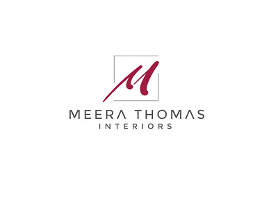 Logo Name: Meera Thomas branding business logo design flat logo graphic design icon logo logo design minimal logo ui ux vector