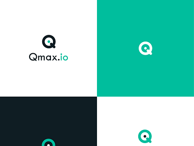 Qmax.io branding design flat logo graphic design icon logo logo design minimal logo ui ux vector
