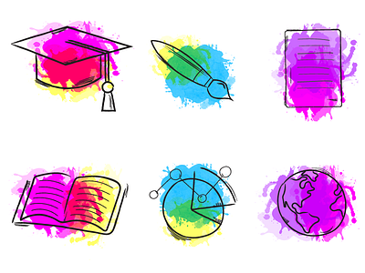 Icon Set adobeillustator graphics illustration visualconcept visualdesign