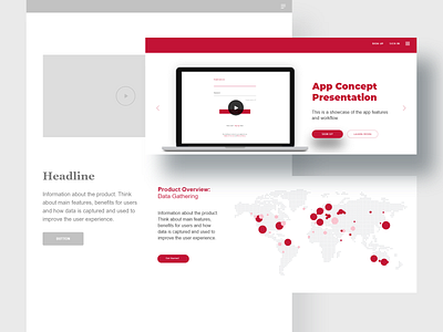 App Concept Presentation adobexd appconcept branding productdesign productpresentation ui ux visualdesign
