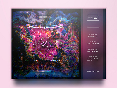 Beam me up, Scotty! abstract art concept art console debut fui space art space exploration ui ux