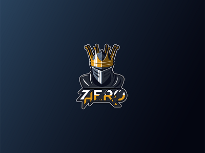 Game logo concept design illustration king knight logo vector
