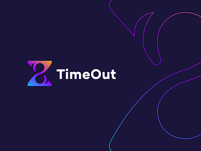 TimeOut logo concept design icon illustration logo timeout vector