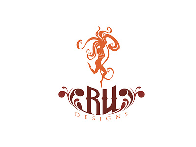 RU Designs brand mark branding custom type design hand drawn hand letteirng identity illustration logo vector