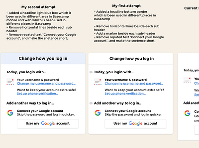 Redesign a section of basecamp site branding design typography ui ux web web design website