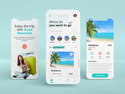 Trip Mobile App Design