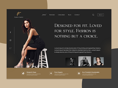 Fashion Company - Fashion Landing Page