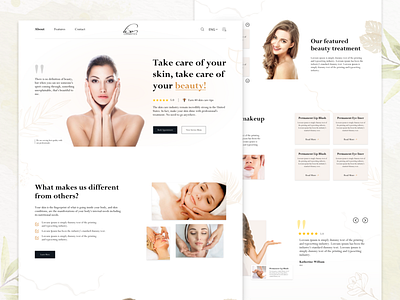 Skin Care Landing Page adobe xd aesthetics branding design fashion figma high fidelity sketches low fidelity sketches product design prototyping sketch skin care skin care landing page skin care products ui user experience user interface user personas ux wireframing