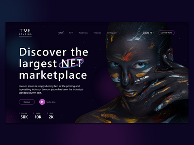 NFT Landing Page adobe xd branding crypto crypto currency landing page design figma low and high fidelity sketchs nft nft landing page product design prototyping sketch ui user experience user interface user personas ux wireframming