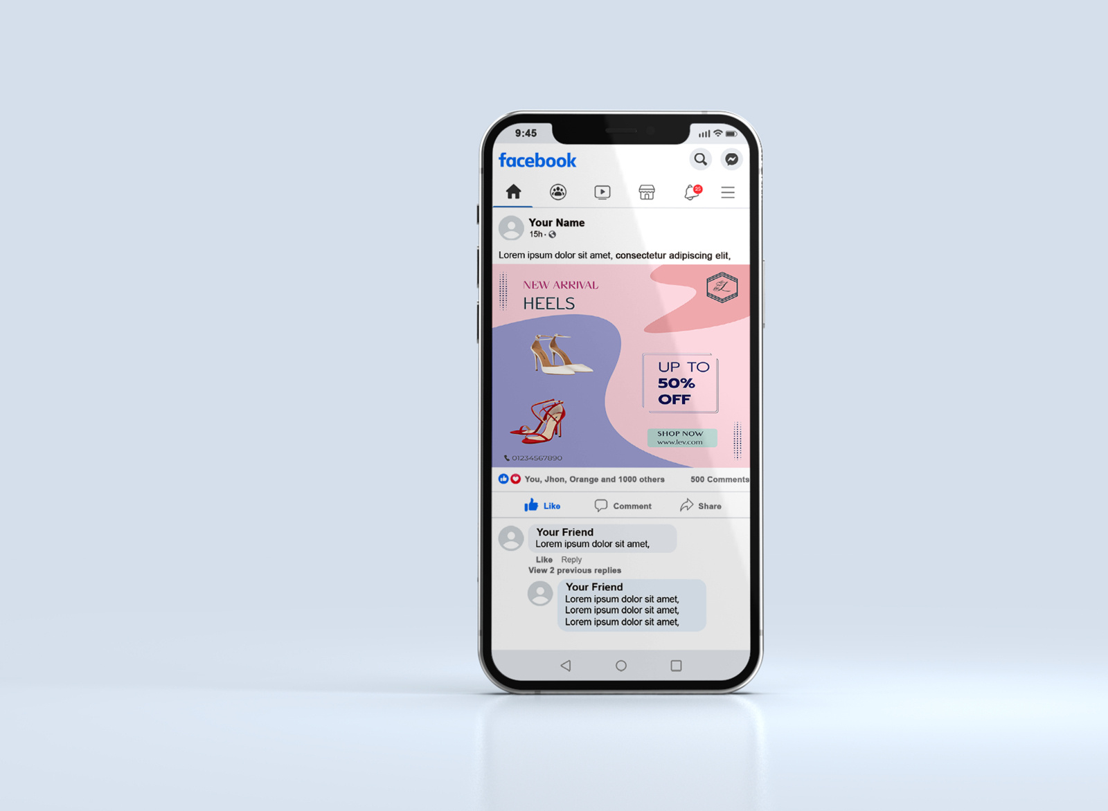 Facebook Banner by Mishal on Dribbble