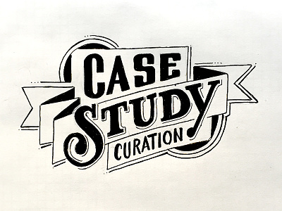Case Study Curation calligraphy handlettering lettering logo logodesign script