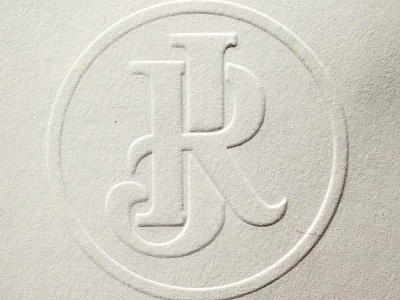 Logo Emboss calligraphy emboss handlettering lettering letterpress logo logodesign monogram script