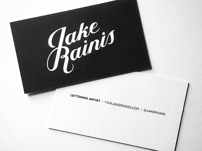 Business Card business card calligraphy flourish gesture handlettering handwritten lettering script typography