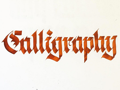 Calligraphy Script abstract blackletter calligraffiti fraktur gothic handlettering lettering logo pattern script