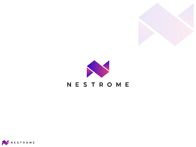 NESTROME app design graphic design icon illustration logo logo design