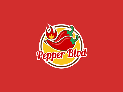 PEPPER BLVD design graphic design icon illustration logo logo design