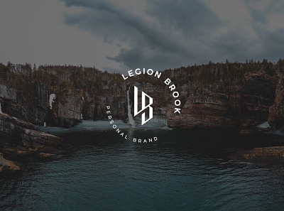 LEGION BROOK branding design graphic design icon illustration logo logo design minimalist monogram logo vector