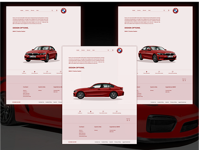 BMW CAR Website design by figma... bmw car website design figma graphic design ui user interface ux