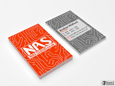 NAS Cloud (Business Card Design)