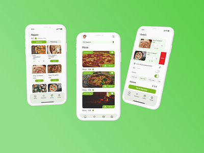 The concept of a food delivery app app design graphic design typography ui ux vector