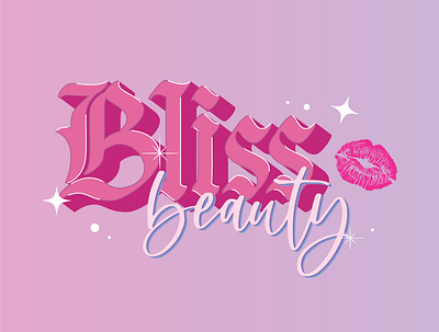 BLISS BEAUTY art beauty brand beauty brand identity beauty design beauty logo branddesigner brandidentity branding design graphic design illustration lip logo logo makeup logo pmu brand ui vector