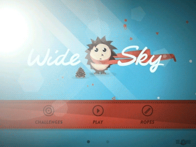 Wide Sky animated Transition (large file) after effects animation design game interface transition ui ux