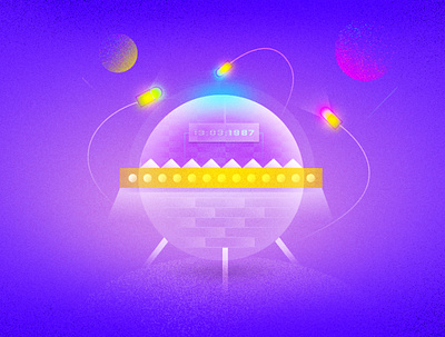 TiMe Machine design illustration