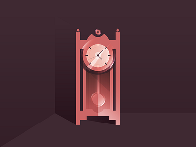 Antique Clock clock conceptual design illustration vector