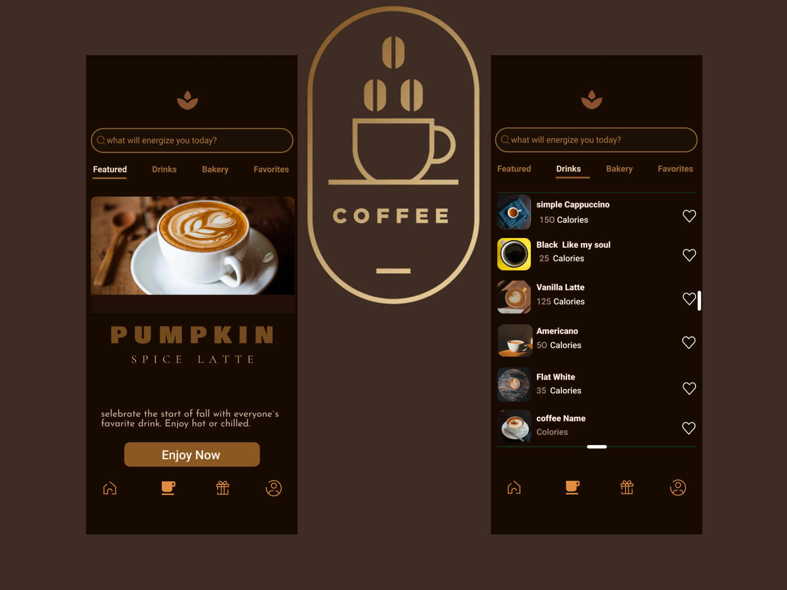 Coffee Mobile App Ui Ux by donya jannati on Dribbble