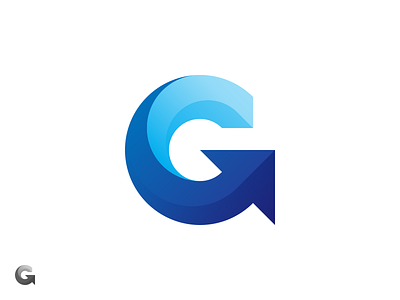 G + Arrow 2 arrow design experiment g g arrow garrow letter mark logo monogram