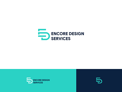 Encore Design Services branding clean design ed letter mark logo monogram