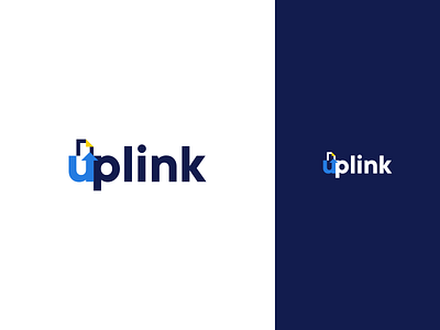 Uplink arrow branding clean design document logo minimal paper upload
