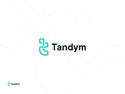 Tandym clean design letter mark letter t logo minimal minimalist monogram single line t letter t logo