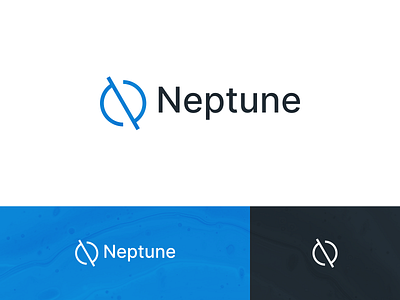 Neptune branding clean design letter mark letter n logo minimal neptune
