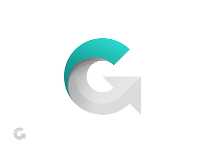 G + Arrow branding design g g arrow letter g letter mark lettermark lettermarkexploration logo