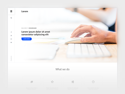 Landing Page theme