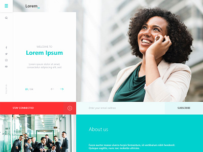 Landing Page theme 3 clean concept design landing page landing page concept theme ui ux web webdeisgn webdesign website