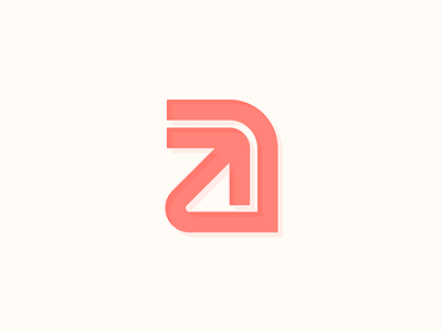 a arrow clean experiment letter letter a letter mark lettermark lettermarkexploration logo