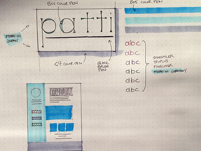 Sketch Practice design process interface design pencils pens sketching