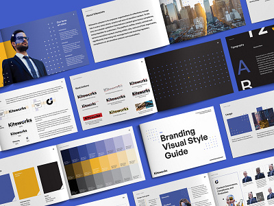 Kiteworks Branding Visual Style Guide b2b brand brand book brand manual branding branding guideline cybersecurity print visual style guide