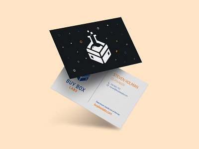Buybox Labs amazon business card business logo illustrator laboratory logodesign mockup